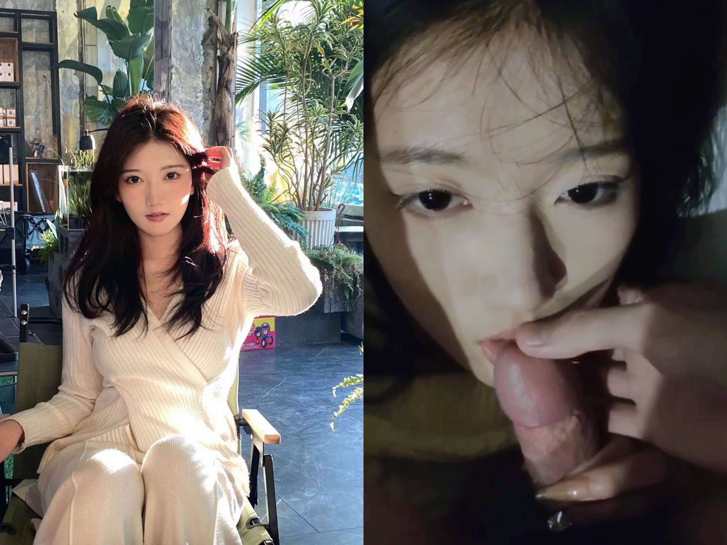 ［双面女神］露脸反差婊，清纯女神VS淫荡母狗