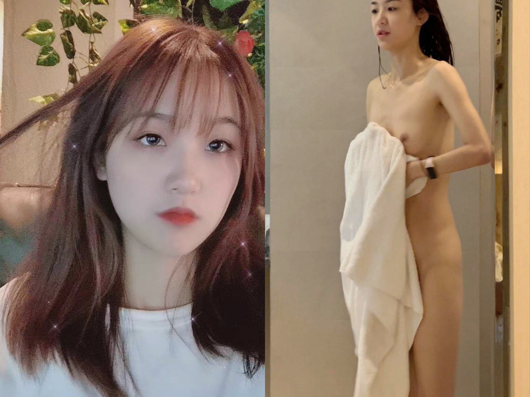 ［双面女神］露脸反差婊，清纯女神VS淫荡母狗