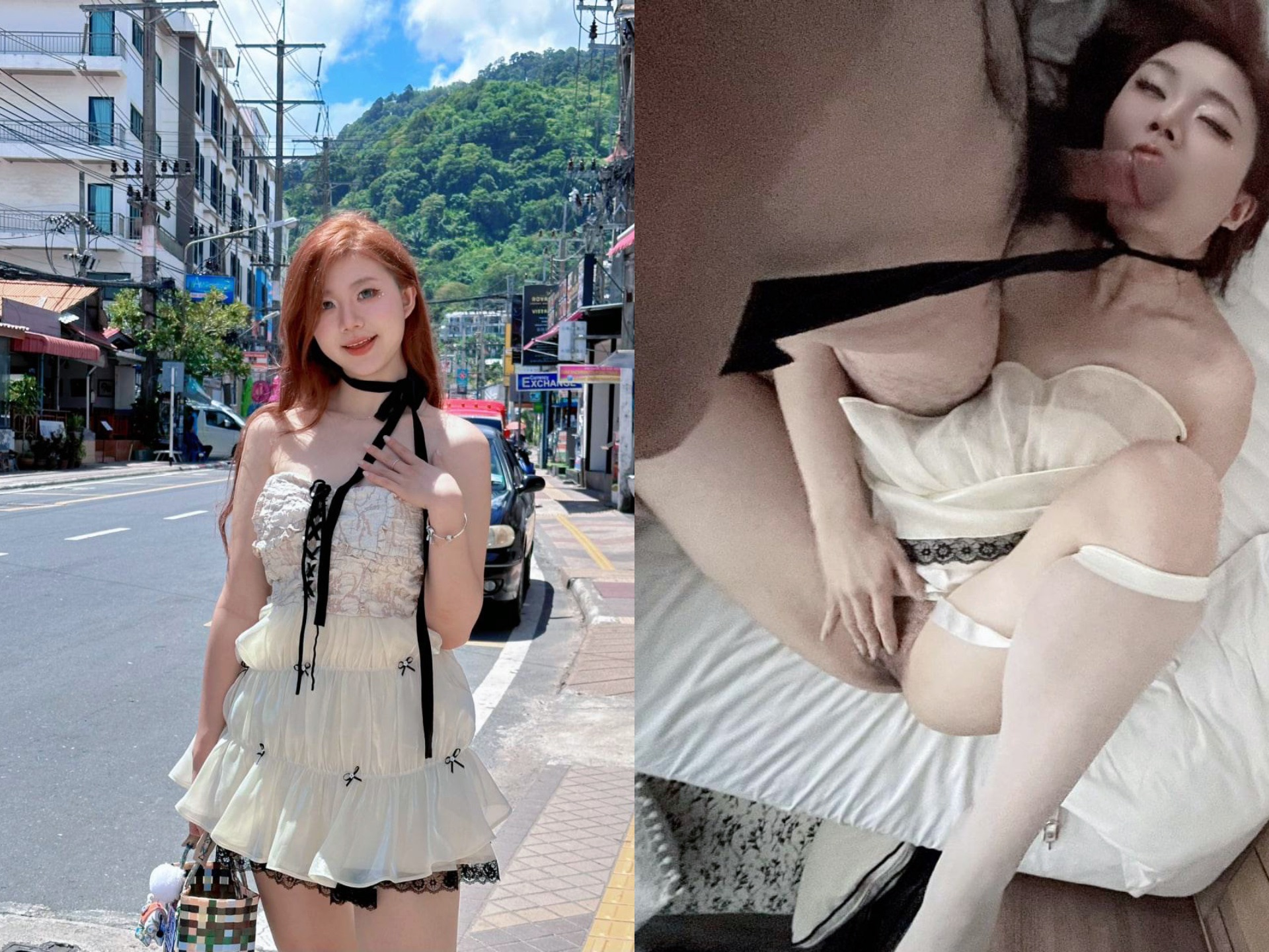 ［双面女神］露脸反差婊，清纯女神VS淫荡母狗
