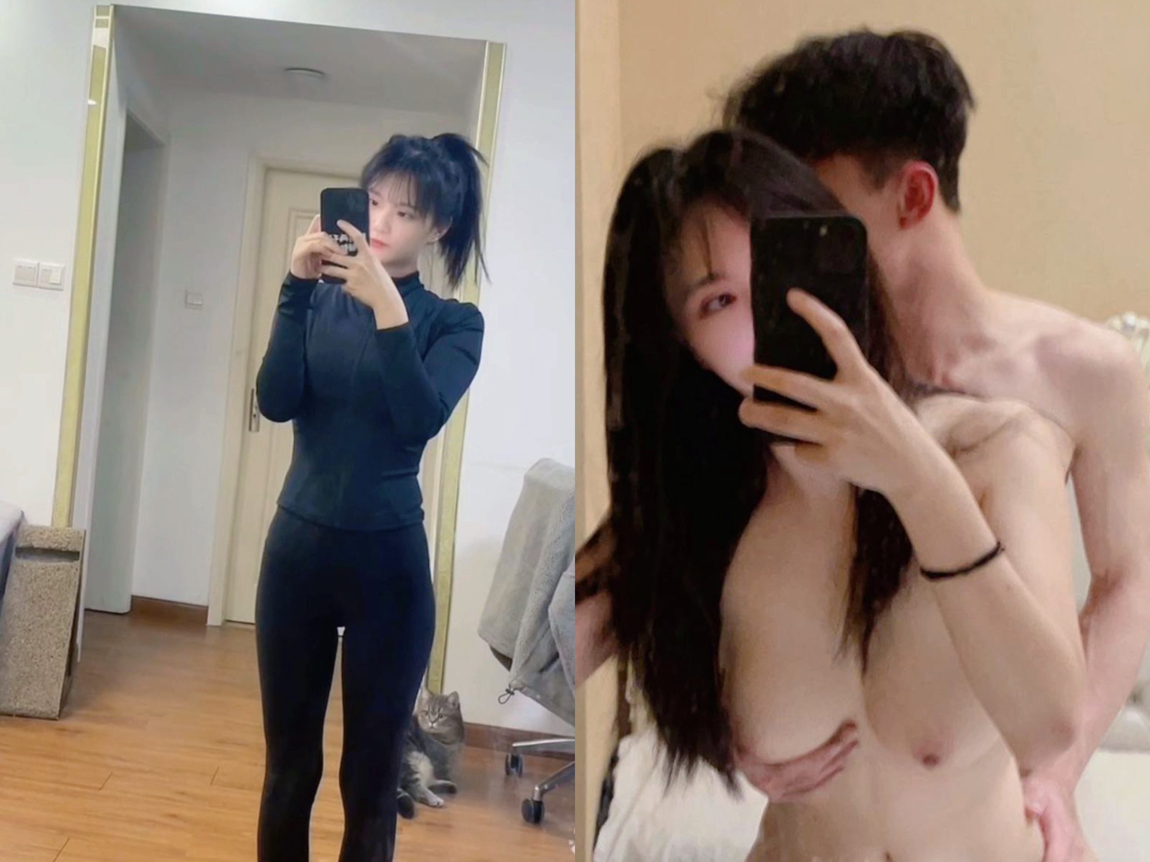 露脸反差婊 清纯女神VS淫荡母狗 20231013
