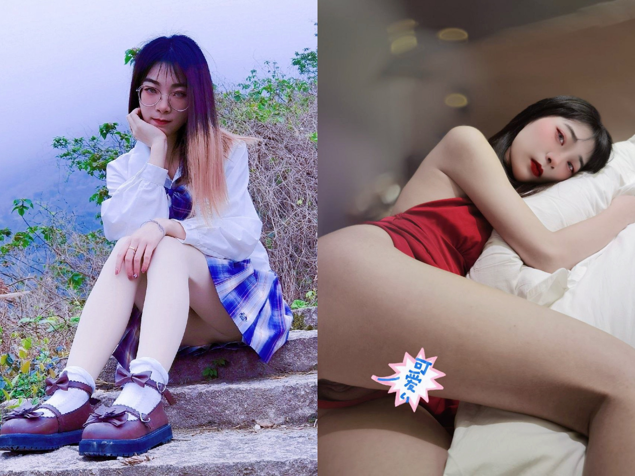 ［小情人］露脸反差婊，清纯女神VS淫荡母狗