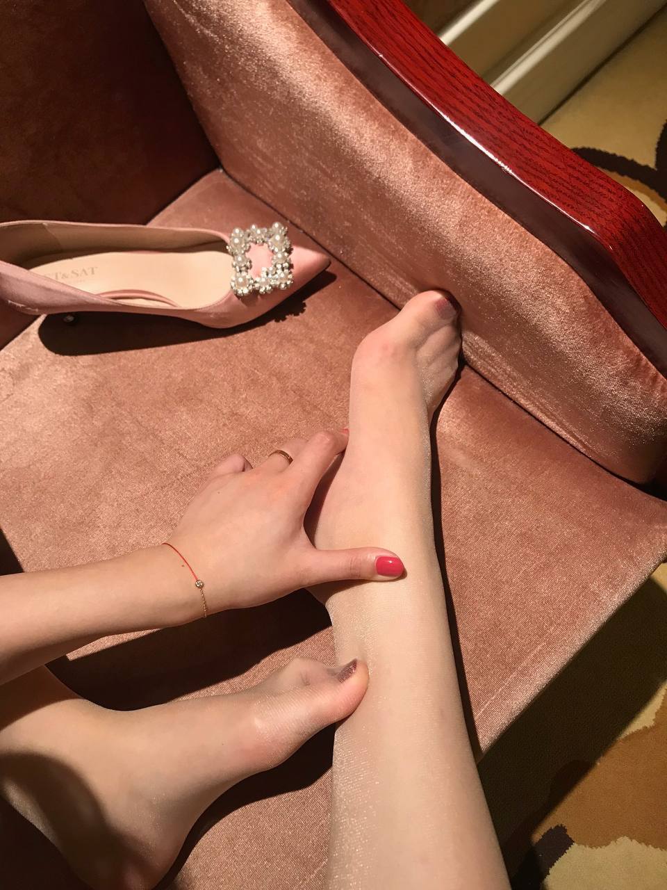 我爱的玉足