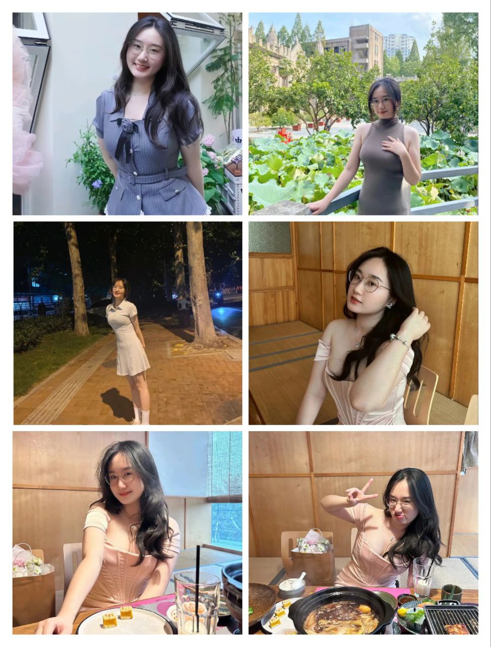 不怕反差婊有文化，就怕反差婊戴眼镜[118P]