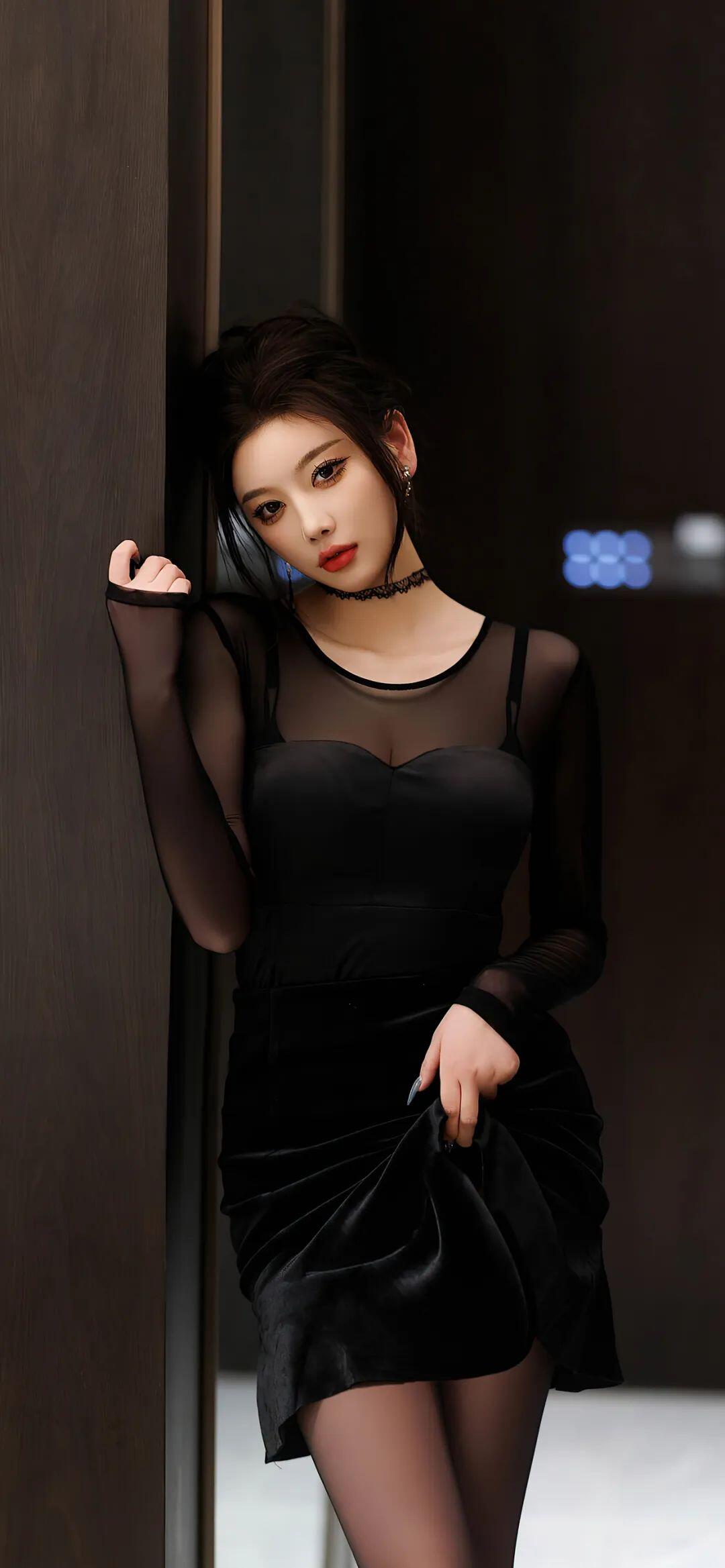 杨晨晨的古典旗袍装