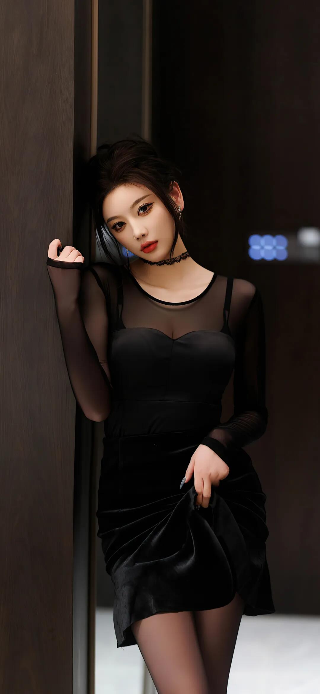 杨晨晨的古典旗袍装