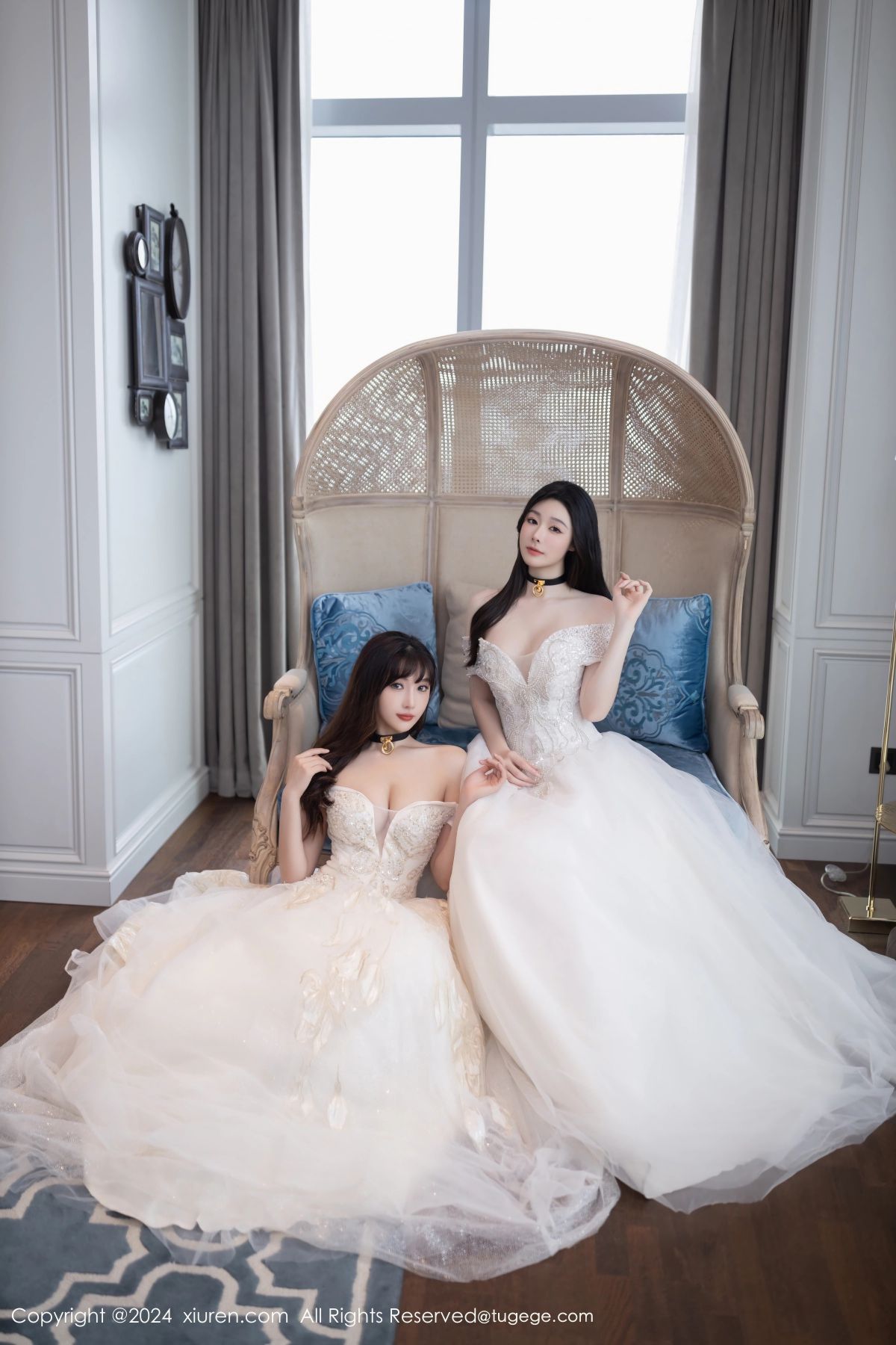 秀人网小逗逗X陆萱萱--蕾丝婚纱新娘百合Play肉丝磨豆腐