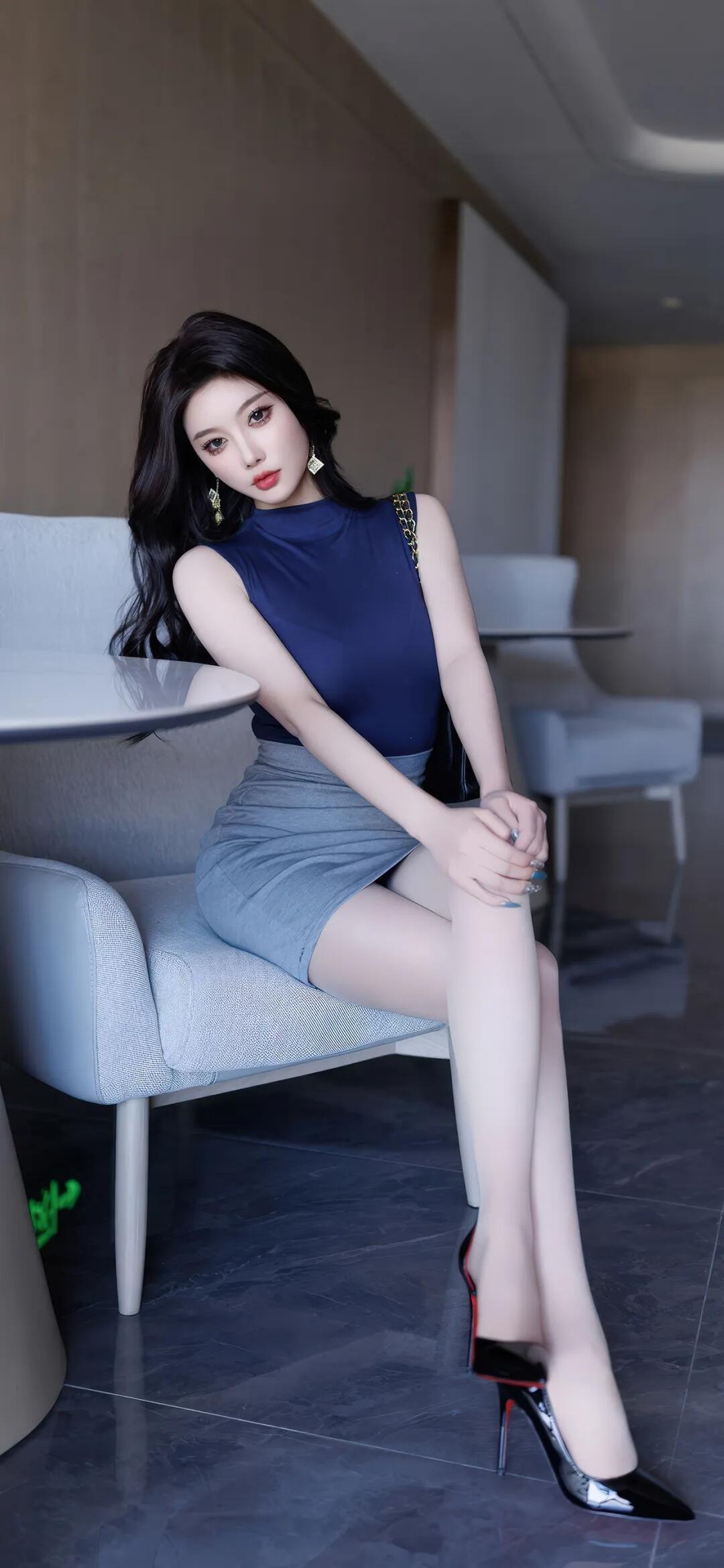 杨晨晨最美包臀裙
