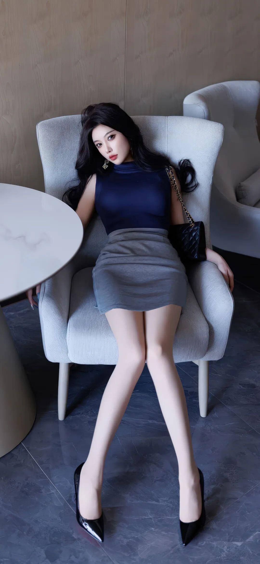 杨晨晨最美包臀裙