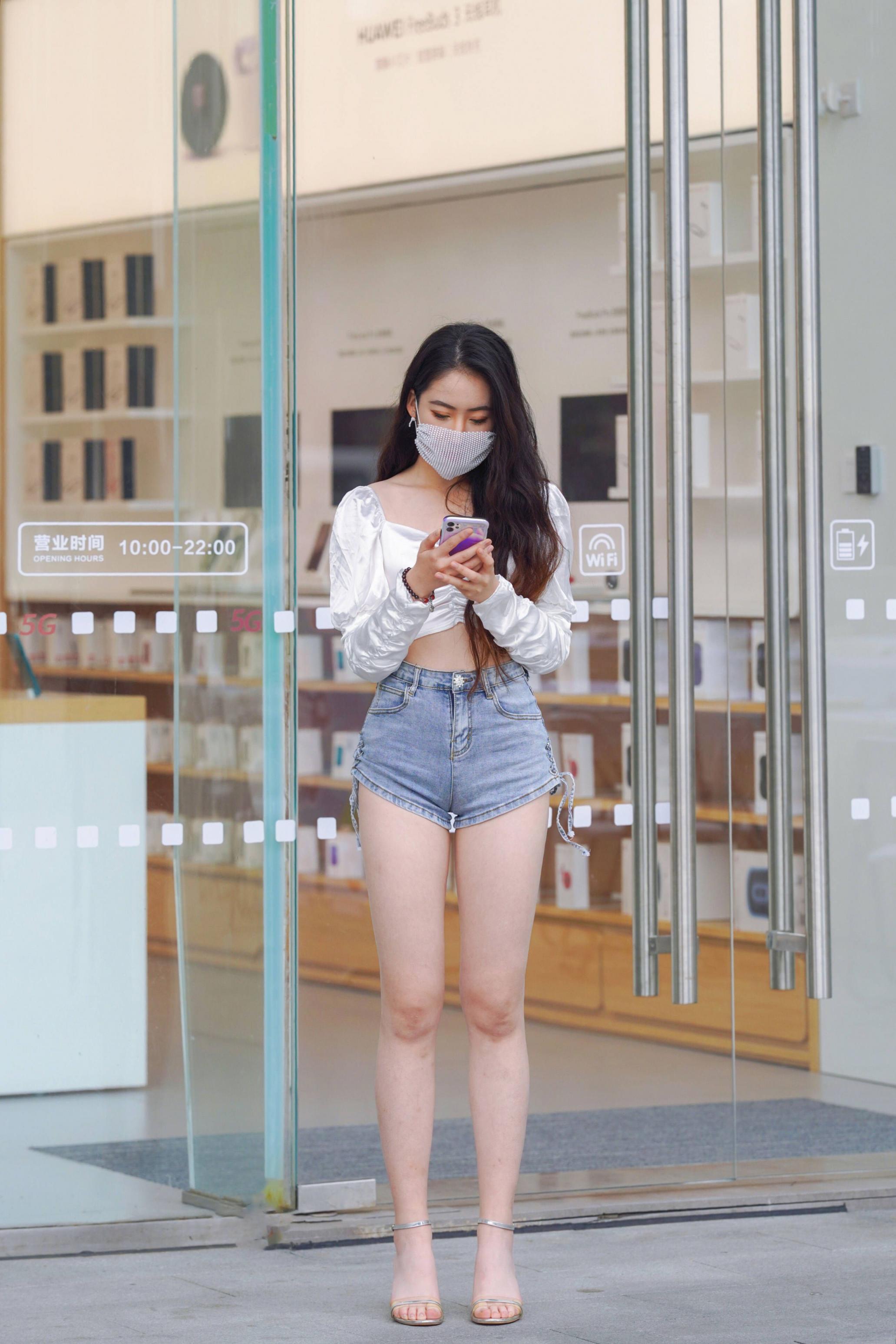 热裤长腿  火辣性感
